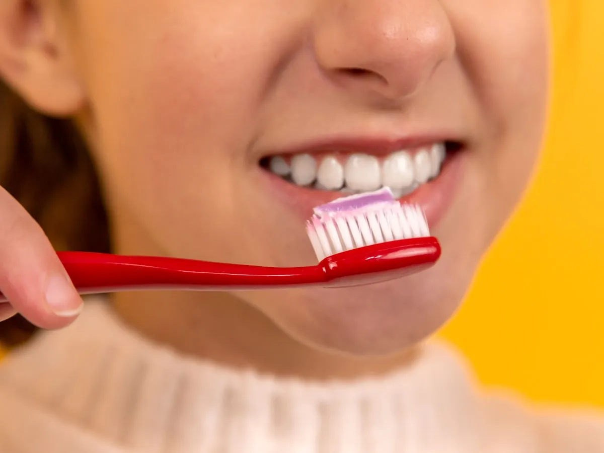 A daily brushing routine with Pepsodent